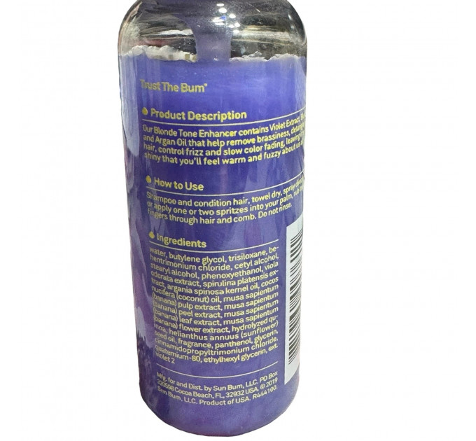 Незмивний спрей для тонування блонду Sun Bum Blonde Tone Enhancer 44 мл