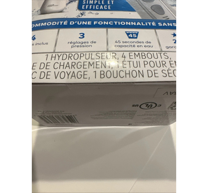 Портативний іригатор для порожнини рота Waterpik WP-580 білий колір