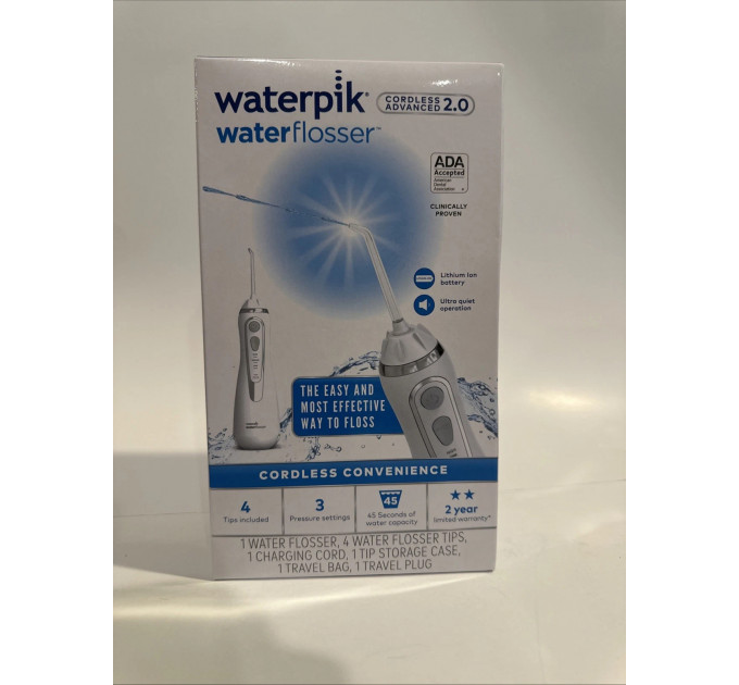 Портативний іригатор для порожнини рота Waterpik WP-580 білий колір