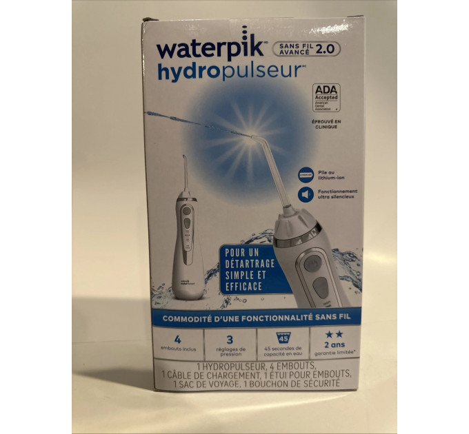 Портативний іригатор для порожнини рота Waterpik WP-580 білий колір