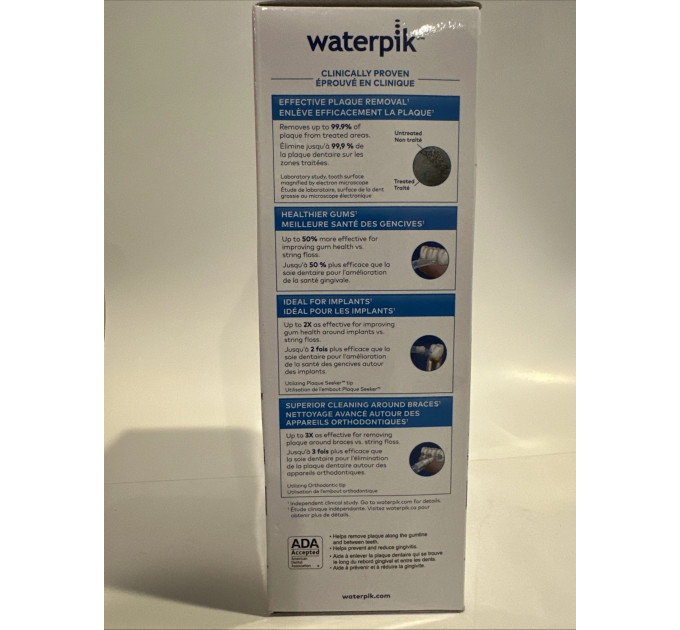 Портативний іригатор для порожнини рота Waterpik WP-580 білий колір