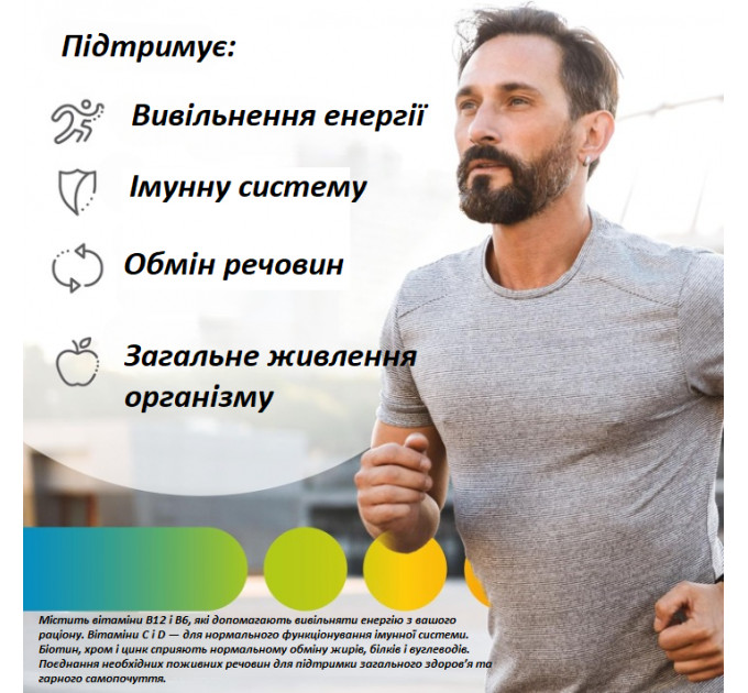 Мультивітамінний комплекс Centrum Advance Multivitamins and Minerals для жінок та чоловіків (30 шт)