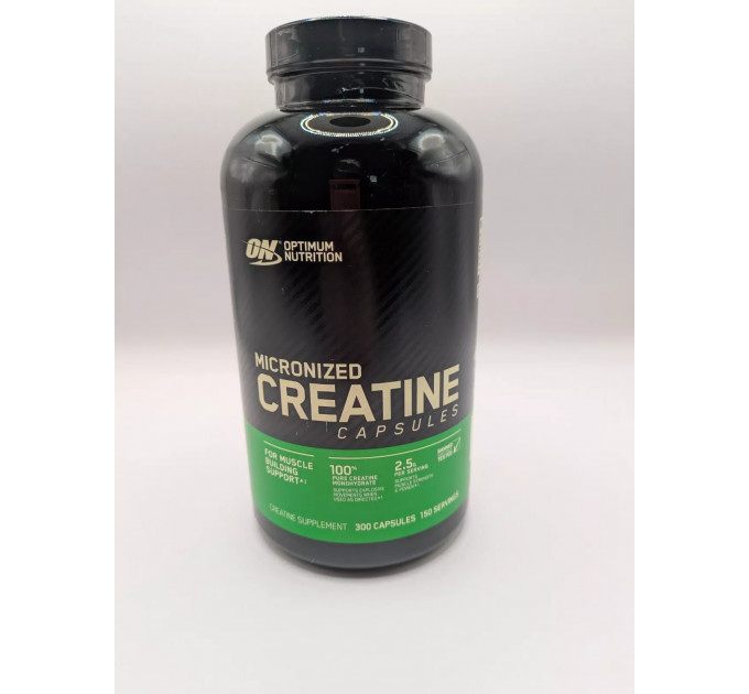 Креатин для набору м'язової маси Optimum Nutrition Micronized Creatine 300 капсул