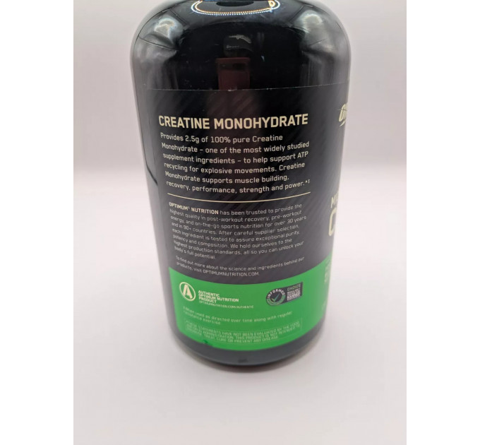 Креатин для набору м'язової маси Optimum Nutrition Micronized Creatine 300 капсул