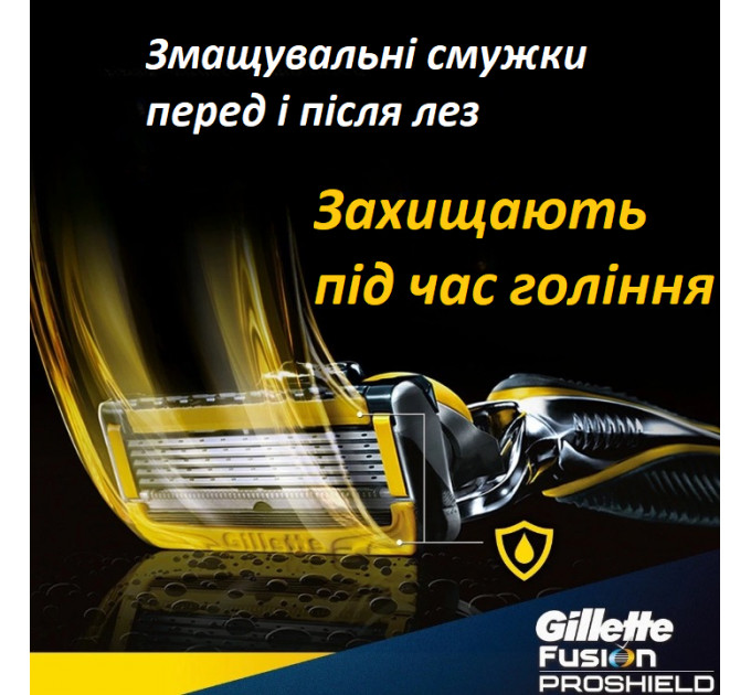 Змінні картриджі для бритви Gillette Fusion5 ProGlide Shield Defense 4 шт