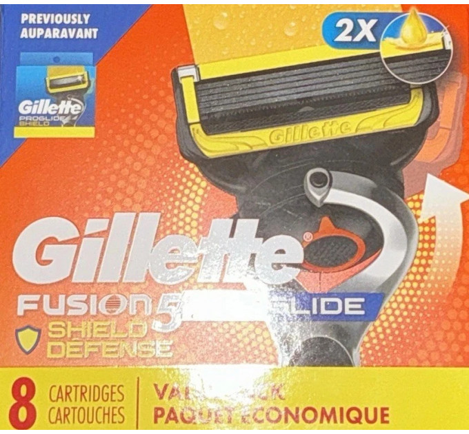 Змінні картриджі для бритви Gillette Fusion5 ProGlide Shield Defense 4 шт