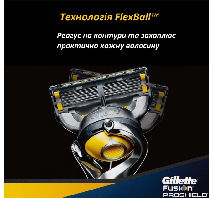Змінні картриджі для бритви Gillette Fusion5 ProGlide Shield Defense 4 шт