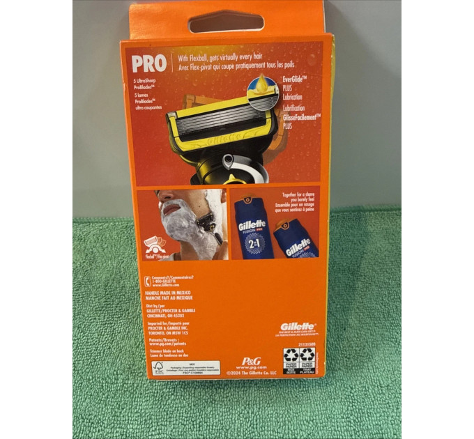 Бритва Gillette Fusion 5 ProGlide Shield Defense з технологією FlexBall 1 тримач + 2 касети