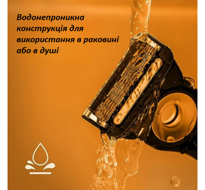 Станок для бритья с подогревом Gillette Labs Heated Razor Starter Kit лимитированная серия золотистого цвета с 5-ю картриджами