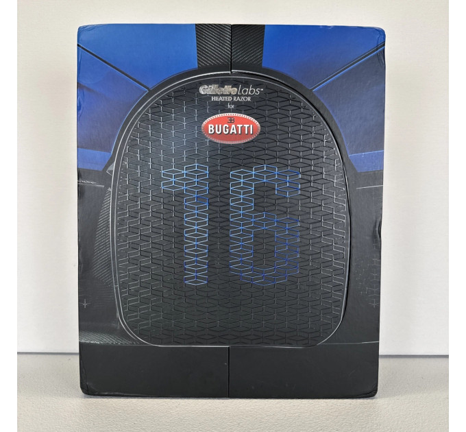 Подарунковий лімітований набір Gillette Bugatti Bugatti heated razor станок для гоління з підігрівом + кейс + машинка + ручка