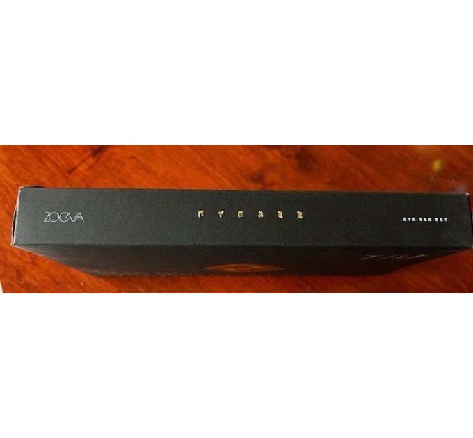 Набір пензликів для макіяжу очей ZOEVA Eye See Vegan Luxe рожевий з клатчем 7 предметів