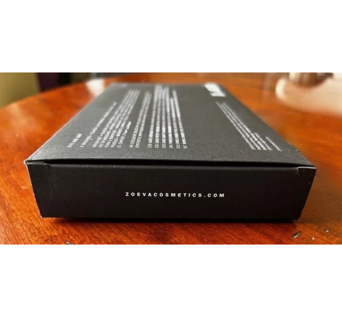 Набір пензликів для макіяжу очей ZOEVA Eye See Vegan Luxe рожевий з клатчем 7 предметів