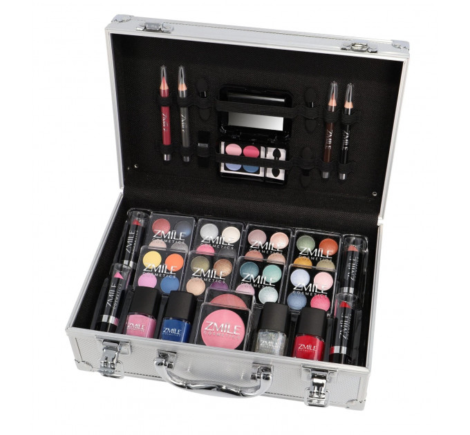 Набір професійної косметики в кейсі Zmile Cosmetics Professional Makeup Kit 51 предмет