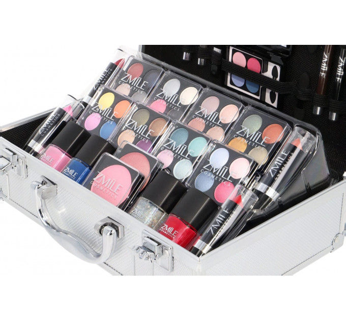 Набір професійної косметики в кейсі Zmile Cosmetics Professional Makeup Kit 51 предмет