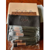 Набір кистей для макіяжу ZOEVA Rose Golden Brush Collection Vol.1 Luxury 9 шт з клатчем