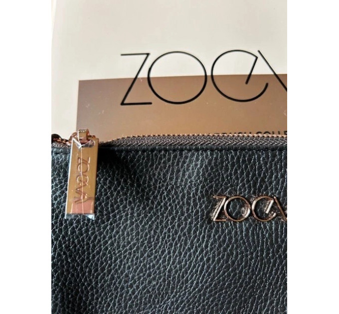 Набір кистей для макіяжу ZOEVA Rose Golden Brush Collection Vol.1 Luxury 9 шт з клатчем