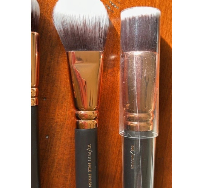 Набір кистей для макіяжу ZOEVA Rose Golden Brush Collection Vol.1 Luxury 9 шт з клатчем