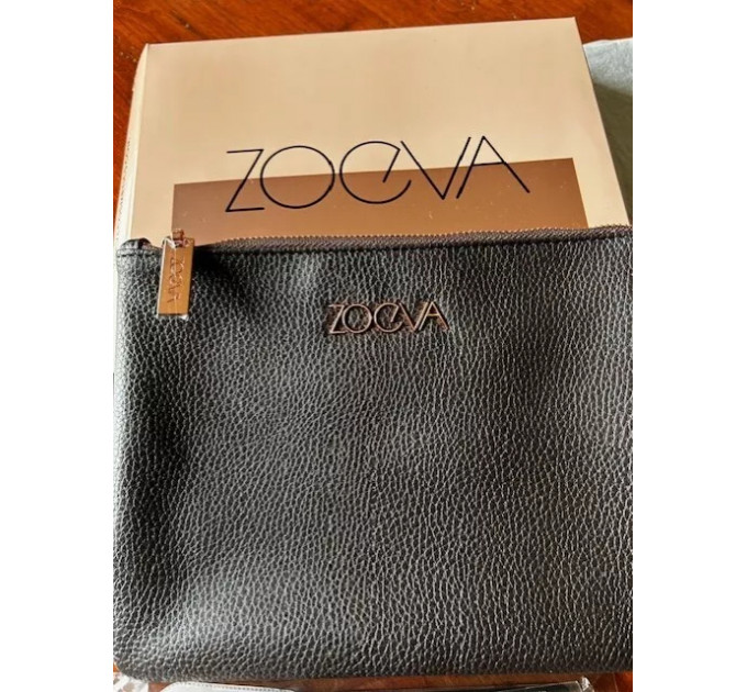 Набір кистей для макіяжу ZOEVA Rose Golden Brush Collection Vol.1 Luxury 9 шт з клатчем