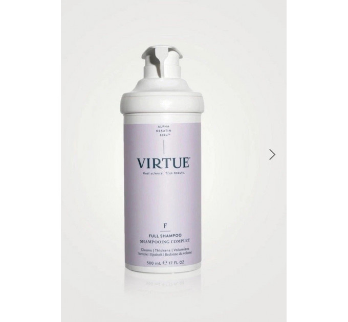 Професійний шампунь з альфа-кератином для об'єму волосся Virtue Labs Full Shampoo 500 мл