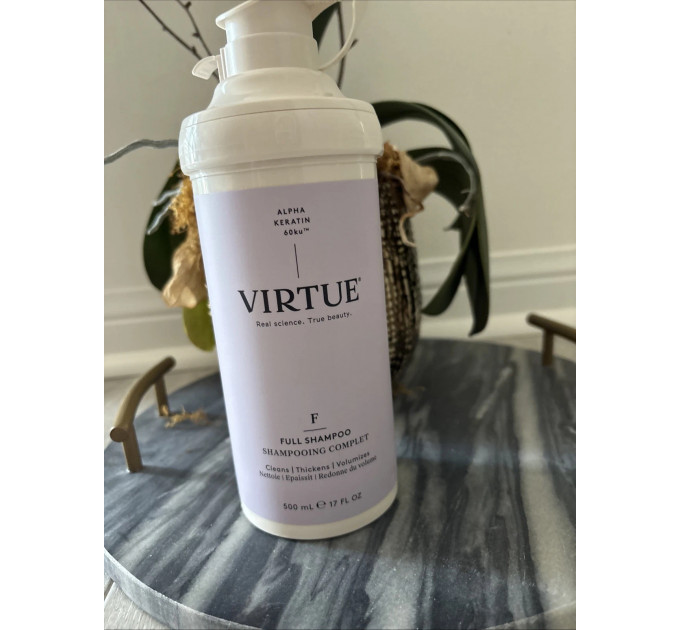 Професійний шампунь з альфа-кератином для об'єму волосся Virtue Labs Full Shampoo 500 мл