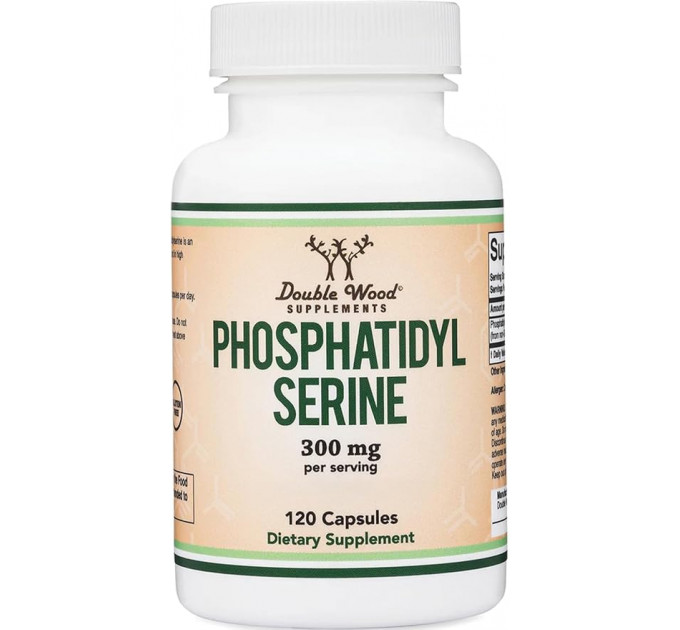 Капсули фосфатидилсерину для мозку Double Wood 300 мг 120 шт