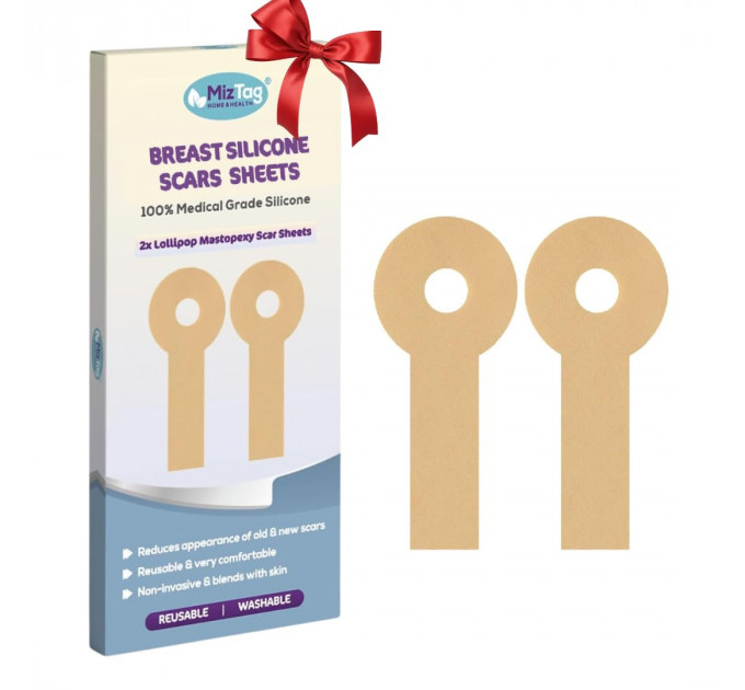 Силиконовые накладки для шрамов на груди Miztag 2 шт