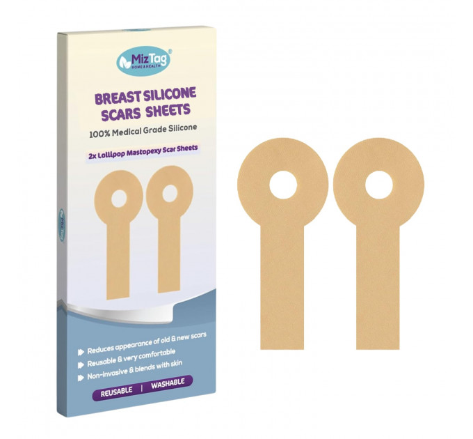 Силиконовые накладки для шрамов на груди Miztag 2 шт