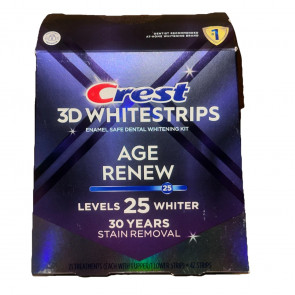 Відбілюючі смужки для зубів Crest 3D Whitestrip Age Renew 25 рівнів відбілювання 42 шт.