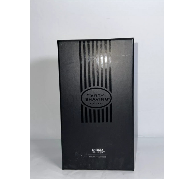 Бритвений станок The Art of Shaving Pewter Compact Razor з 4 картриджами Chelsea Collection