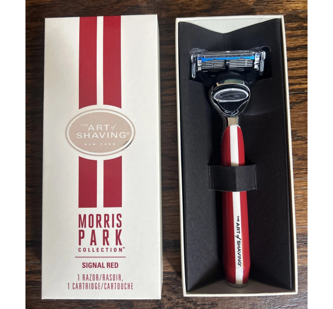 Бритвений станок Morris Park Collection New York The Art of Shaving Signal Red з 1 змінним картриджем