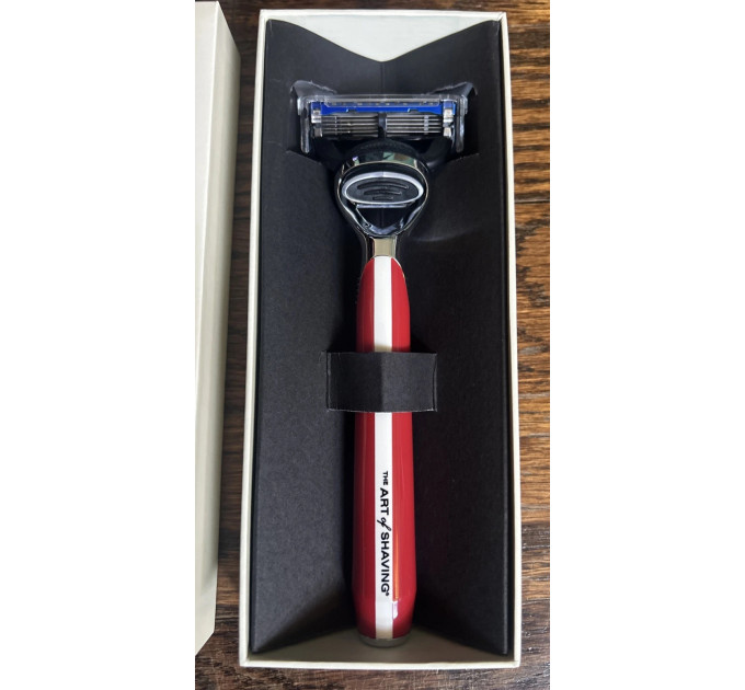 Бритвений станок Morris Park Collection New York The Art of Shaving Signal Red з 1 змінним картриджем