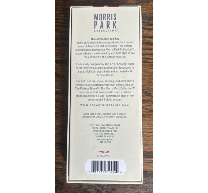 Бритвений станок Morris Park Collection New York The Art of Shaving Signal Red з 1 змінним картриджем