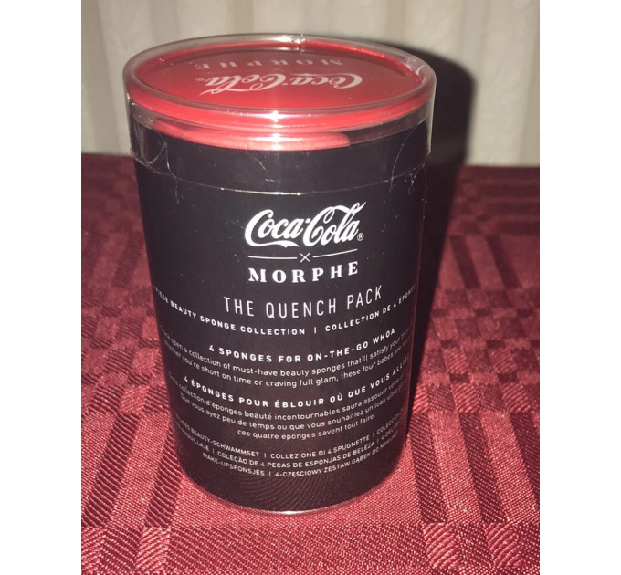 Набір спонжів для макіяжу Coca-Cola x Morphe Beauty Sponge Collection 4 шт.