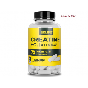 Креатин HCl з високою засвоюваністю Con-Cret 72 капсули