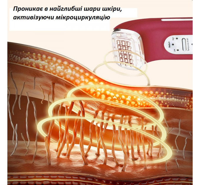 Апарат для радіочастотного ліфтингу та омолодження шкіри обличчя і тіла Dr. Fuchs Tempura Lift RF
