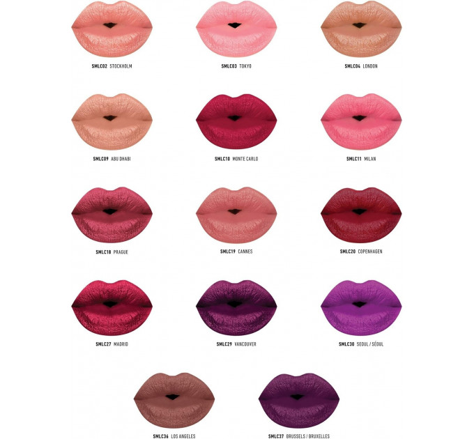 Набір рідких матових помад NYX Liquid Suede Vault II 36 відтінків