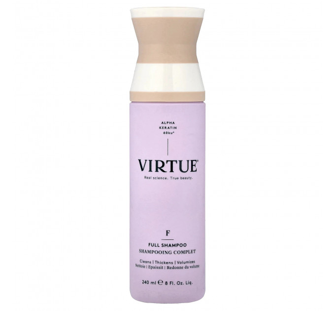 Професійний шампунь з альфа-кератином для об'єму волосся Virtue Labs Full Shampoo 240 мл