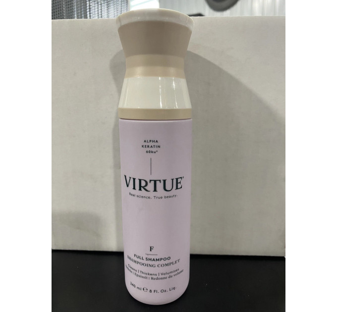 Професійний шампунь з альфа-кератином для об'єму волосся Virtue Labs Full Shampoo 240 мл