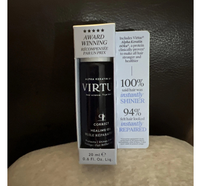 Відновлююча олія для волосся Virtue Healing Oil з кератином 20 мл
