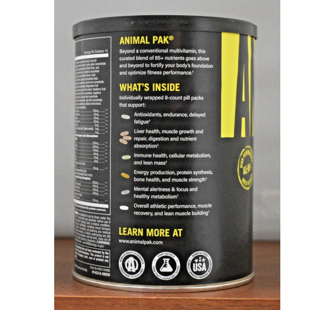 Вітамінно-мінеральний комплекс для спортсменів Universal Animal Pak 30 порцій