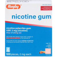 Нікотинова жувальна гумка Rugby Polacrilex 2 мг зі смаком кориці 100 шт.
