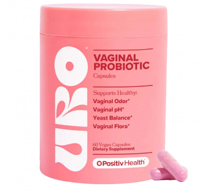Жіночі вагінальні пробіотики O Positiv URO pH Balance 60 капсул
