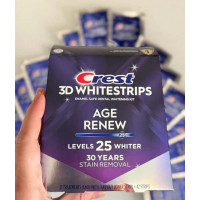 Відбілюючі смужки для зубів Crest 3D Whitestrip Age Renew 25 рівнів відбілювання 42 шт.