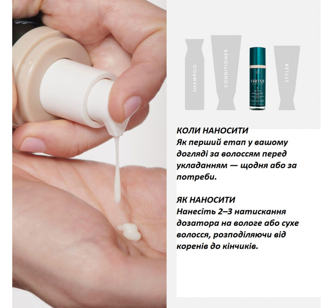 Професійна відновлювальна сироватка Virtue Recovery Damage Reverse Serum для пошкодженого волосся 50 мл