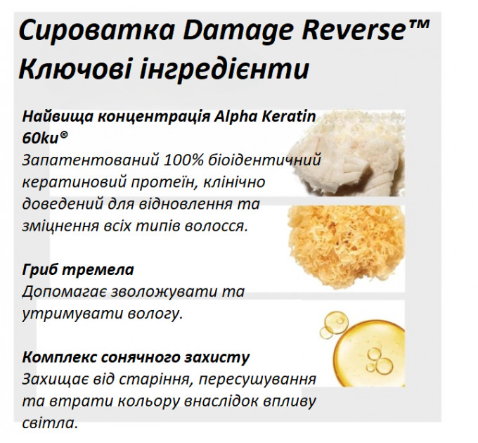 Професійна відновлювальна сироватка Virtue Recovery Damage Reverse Serum для пошкодженого волосся 50 мл