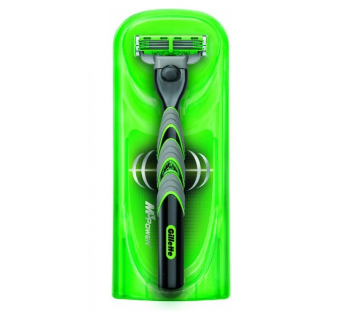 Раритетная бритва мужская Gillette M3 Power NITRO 1 станок 1 картридж 1 батарейка