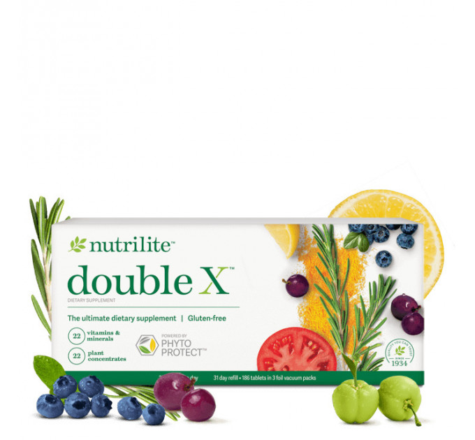 Мультивітаміни Amway Nutrilite Double X Multivitamin з фітонутрієнтами 186 таблеток