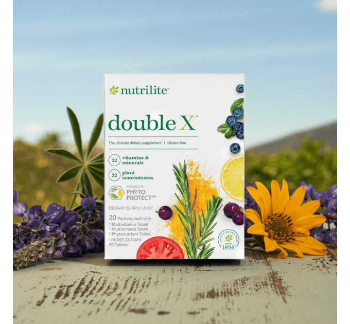 Мультивітаміни Amway Nutrilite Double X Multivitamin з фітонутрієнтами 186 таблеток