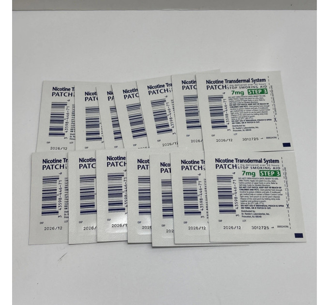 Нікотиновий трансдермальний пластир Habitrol 7 мг 14 шт Рівень 3