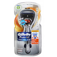 Бритва чоловіча Gillette Fusion ProGlide Silvertouch Flexball (1 станок 1 картридж 1 підставка)